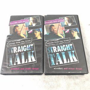 Straight talk about drugs and alcohol vhs vintage 90s teen parent